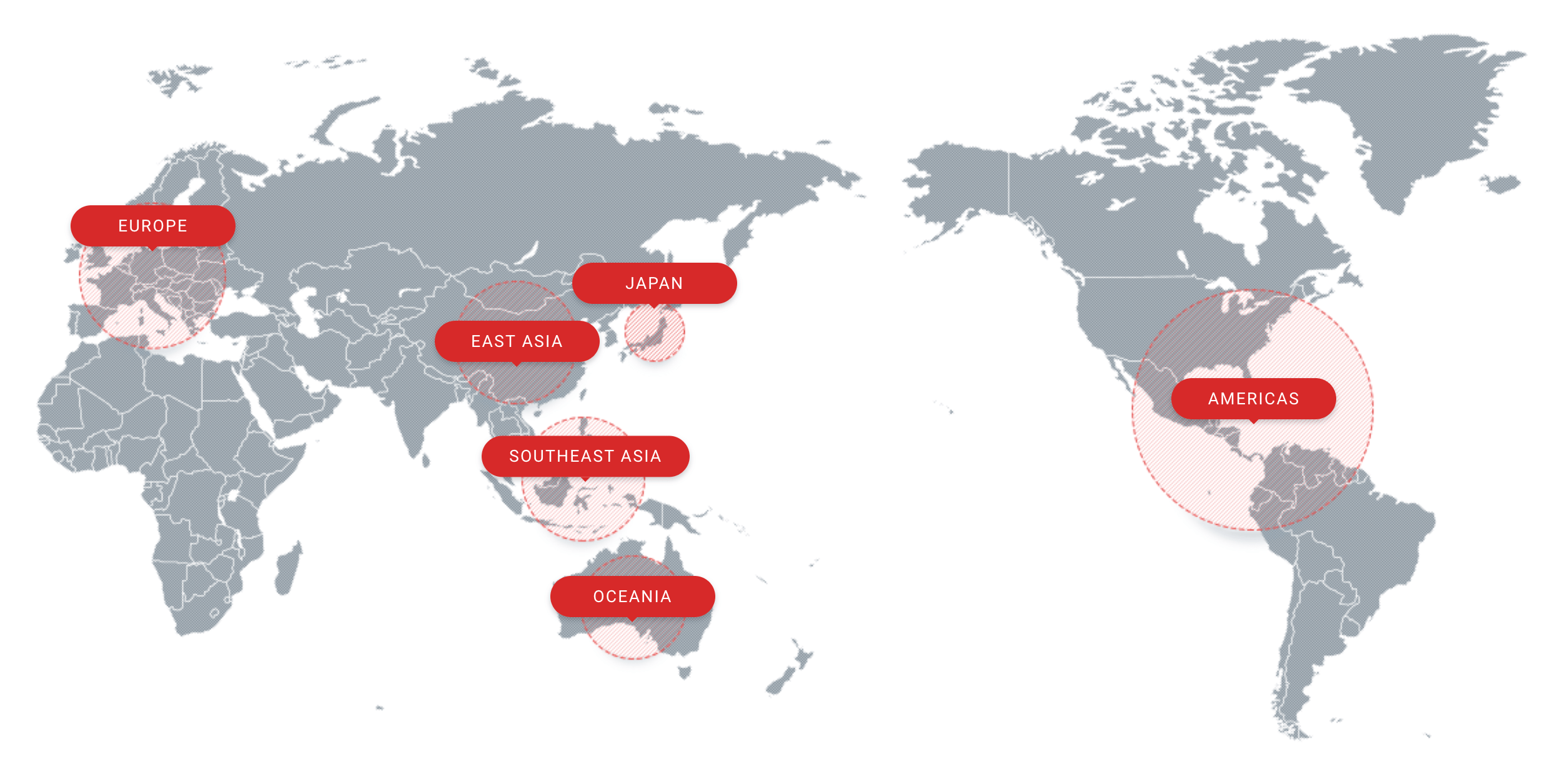 Global network map